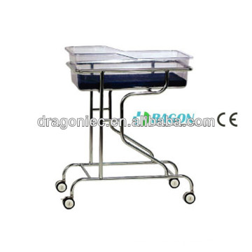 DW-CB06 cama de cuna de acero inoxidable de alta calidad del hospital hecha en China